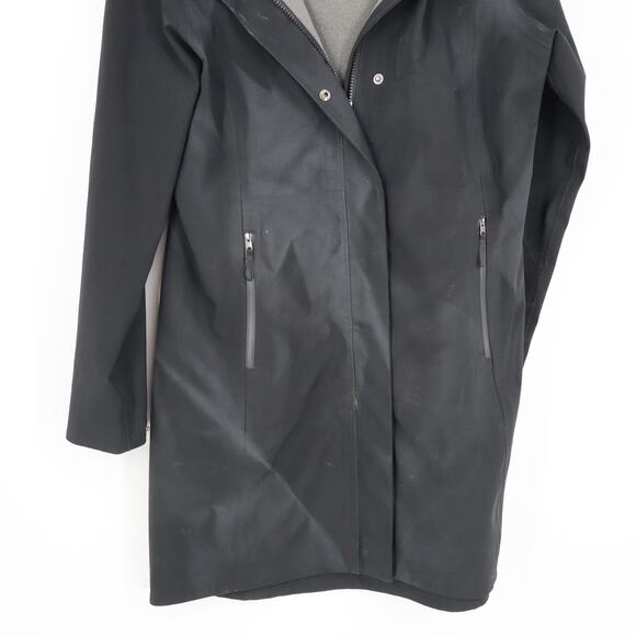 Patagonia Black W's Lash Point Parka Water Resistant Warm Outdoor Jacket Medium - Picture 2 of 10